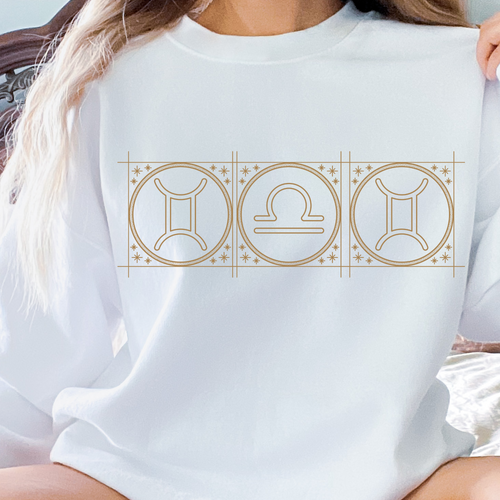 Custom Big Three Zodiac Astrology Sweatshirt